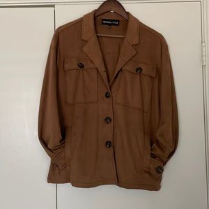 Kendall + Kylie - Tan Suede Jacket - L